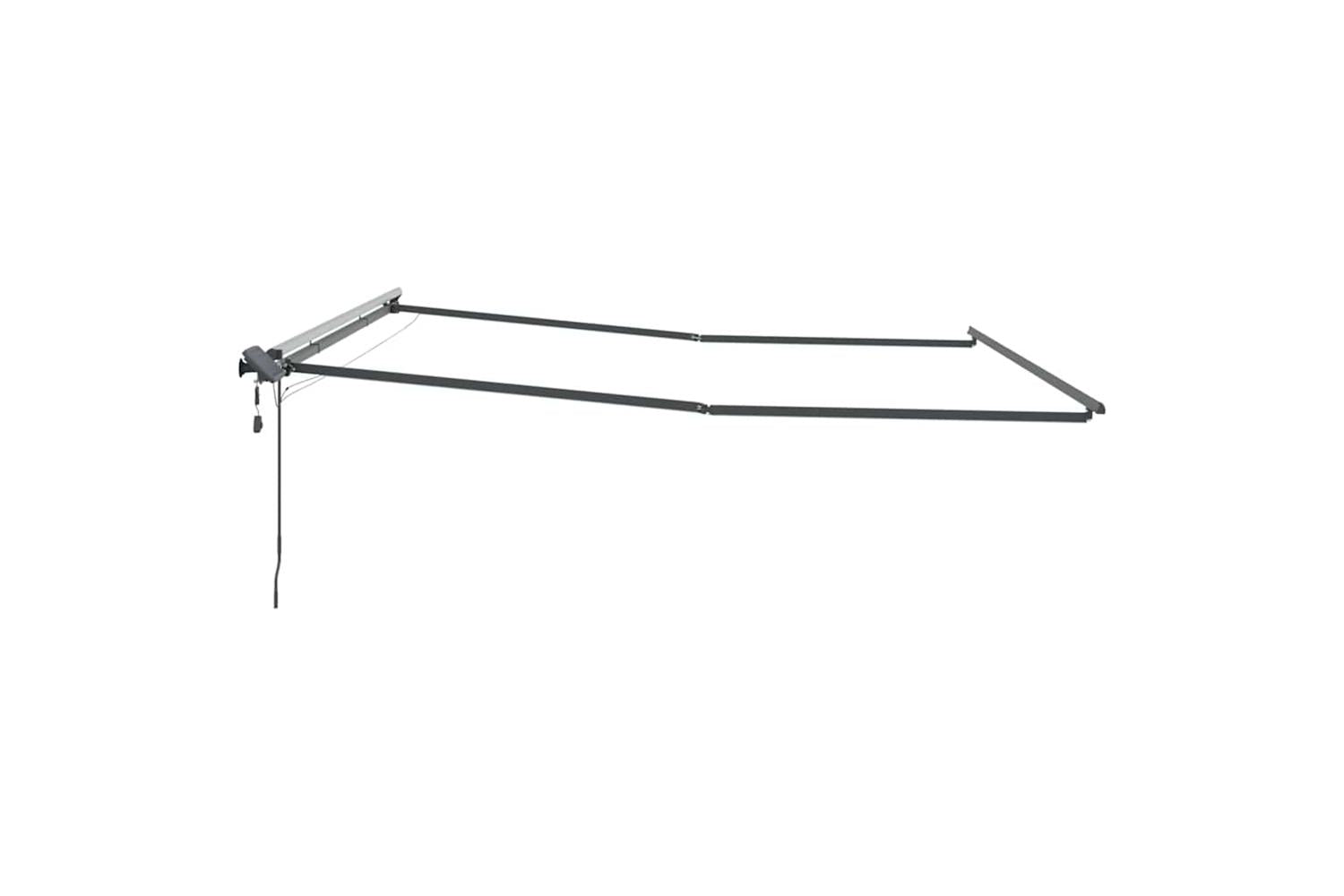 Vidaxl Awning With Manual Anthracite 5 X 35 M Metal-7