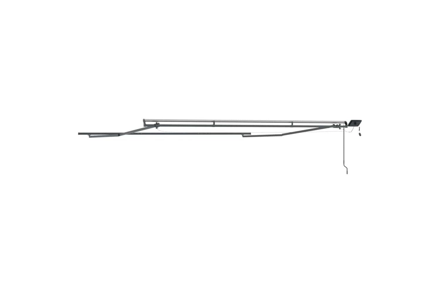 Vidaxl Awning With Manual Anthracite 5 X 35 M Metal-8