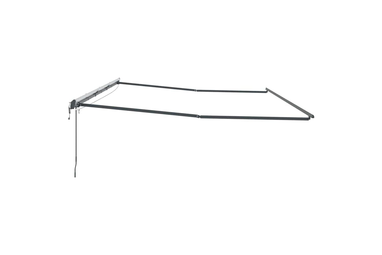 Vidaxl Awning With Manual Anthracite 6 X 35 M Metal-7