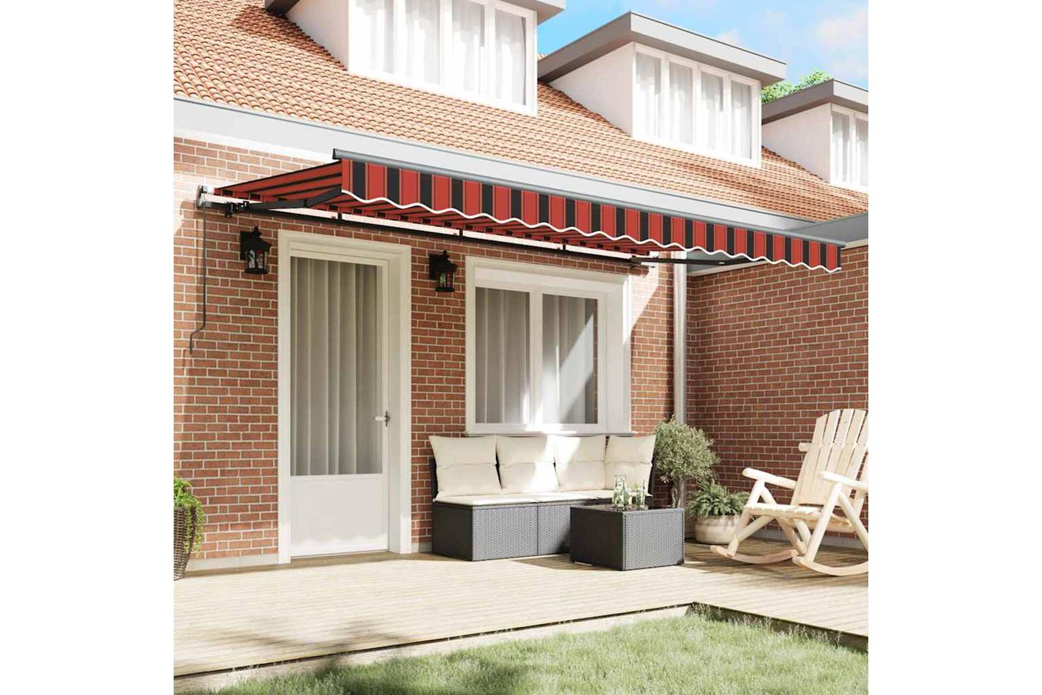 Vidaxl Retractable Awning Multicolour 350 X 200 Cm-3