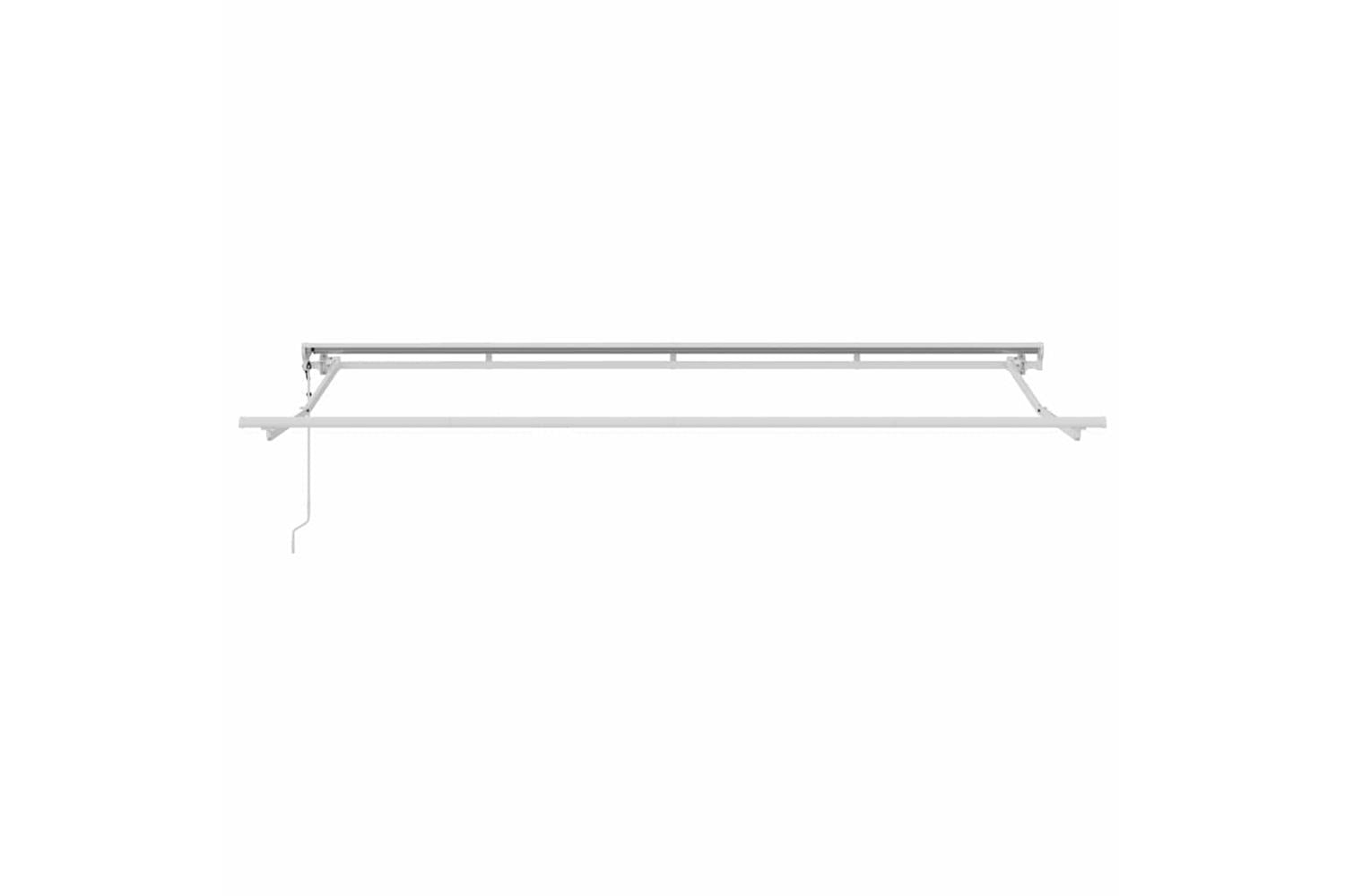 Vidaxl Retractable Awning Burgundy 350x200 Cm Fabric-7