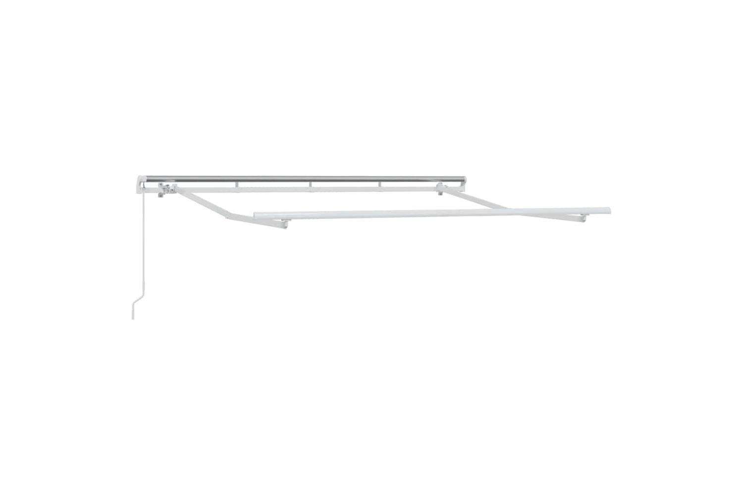 Vidaxl Retractable Awning Brown 350 X 200 Cm Polyester And Aluminium-5