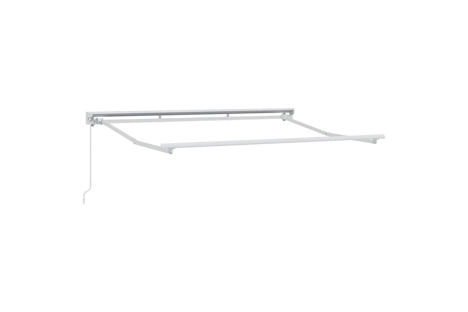 Vidaxl Retractable Awning Manual Multicolour Stripe 350x200 Cm Fabric-5