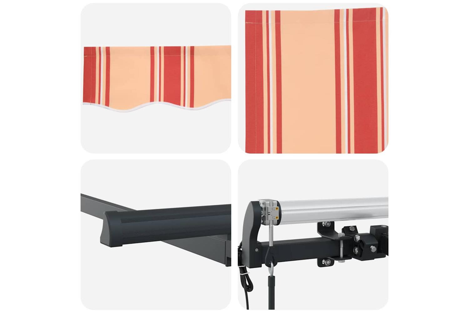 Vidaxl Retractable Awning Multicolour 350 X 200 Cm-8