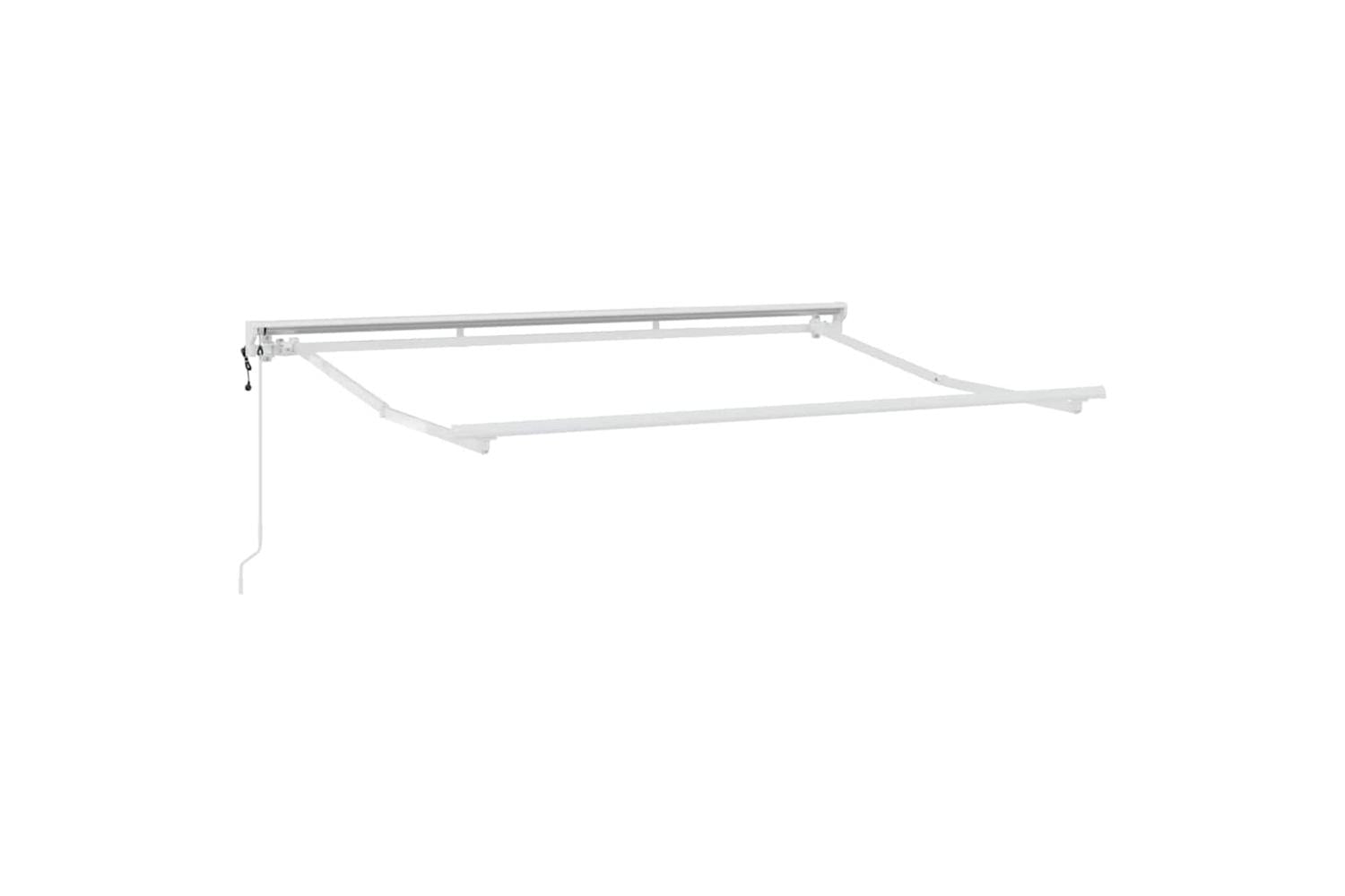 Vidaxl Retractable Awning Multicolour Stripe 350x200 Cm Fabric-5