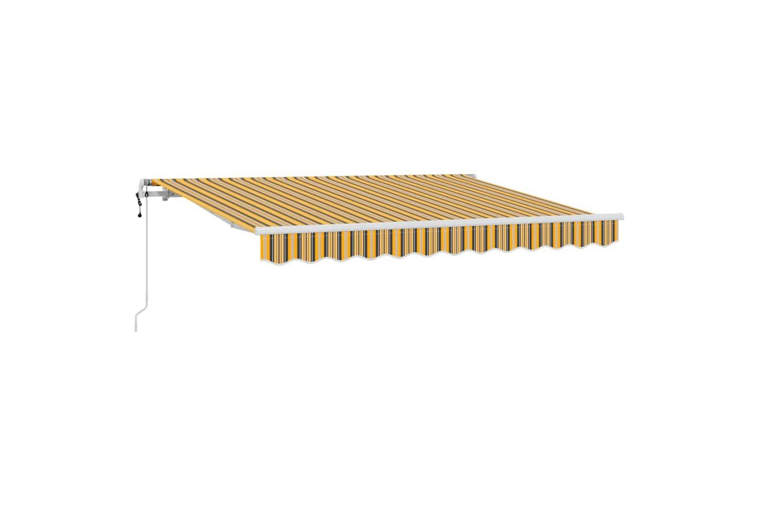 Vidaxl Retractable Awning Multicolour 350 X 200 Cm-2