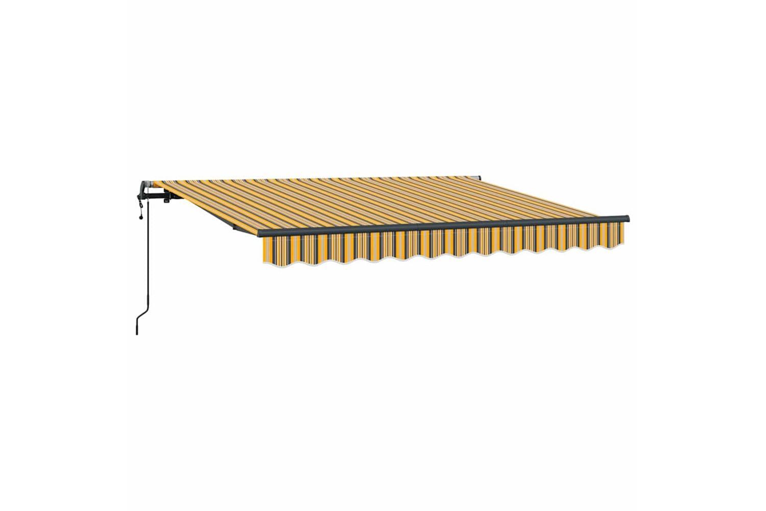 Vidaxl Retractable Awning Multicolour 350 X 200 Cm-2