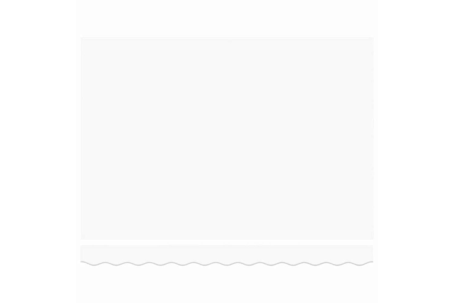 Vidaxl Retractable Awning Manual White 350x200 Cm Fabric-6