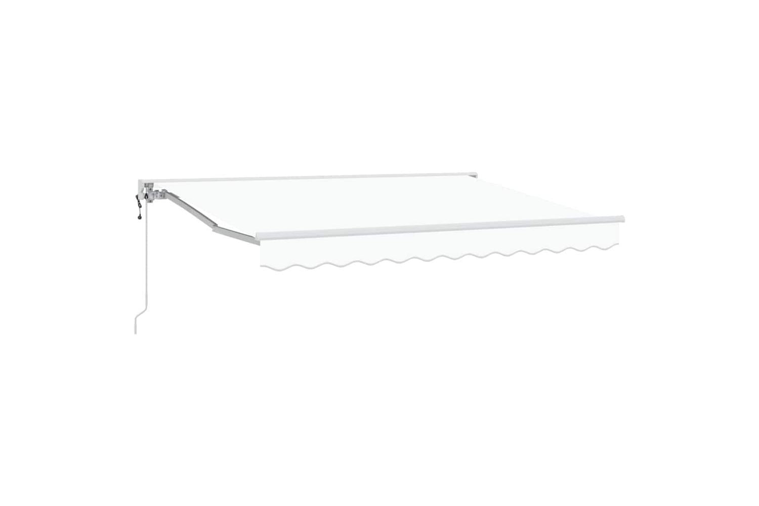 Vidaxl Retractable Awning White 350x200 Cm Fabric