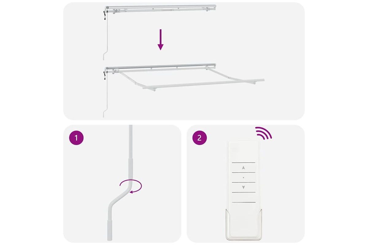 Vidaxl Retractable Awning White 350 X 200 Cm Polyester And Aluminium-9
