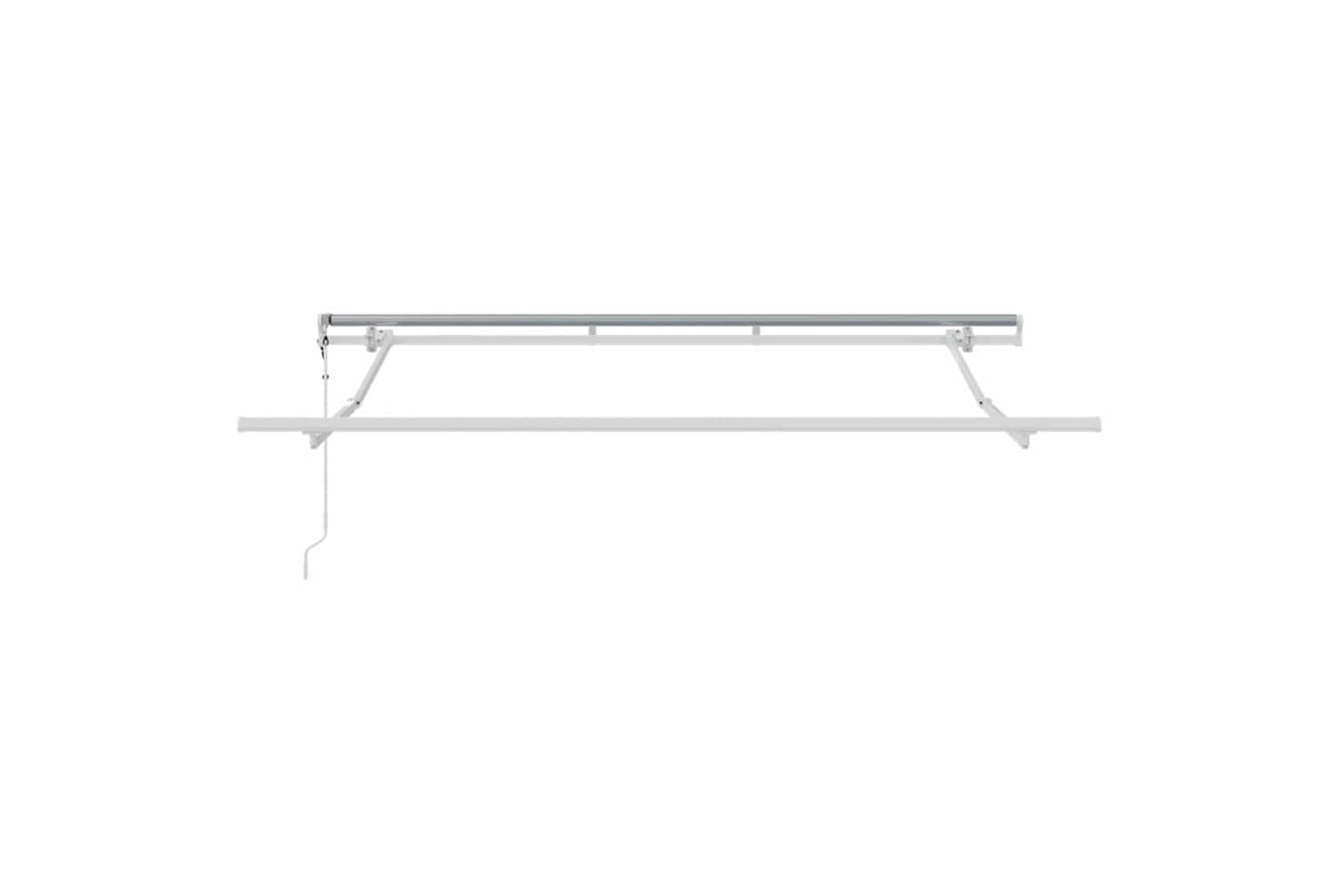 Vidaxl Retractable Awning Red 350 X 200 Cm Polyester And Aluminium-6
