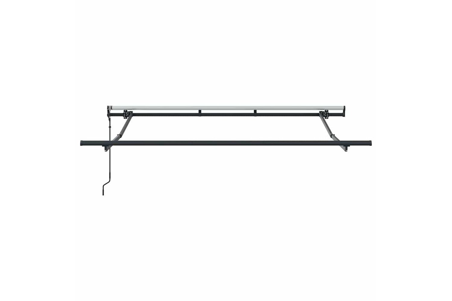 Vidaxl Retractable Awning Red 350 X 200 Cm Polyester And Aluminium-7
