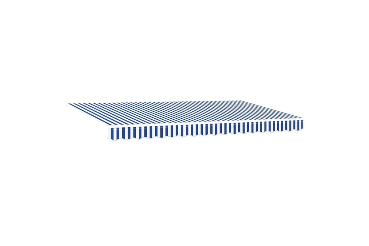 Vidaxl Retractable Awning Blue And White 400 X 200 Cm-4
