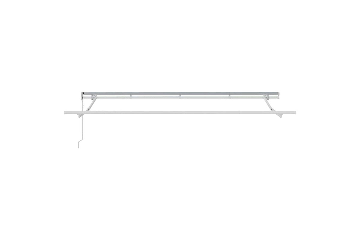 Vidaxl Retractable Awning Blue And White 400 X 200 Cm-7