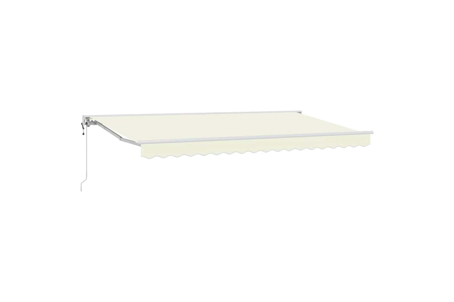 Vidaxl Retractable Awning Cream 400x200 Cm Fabric