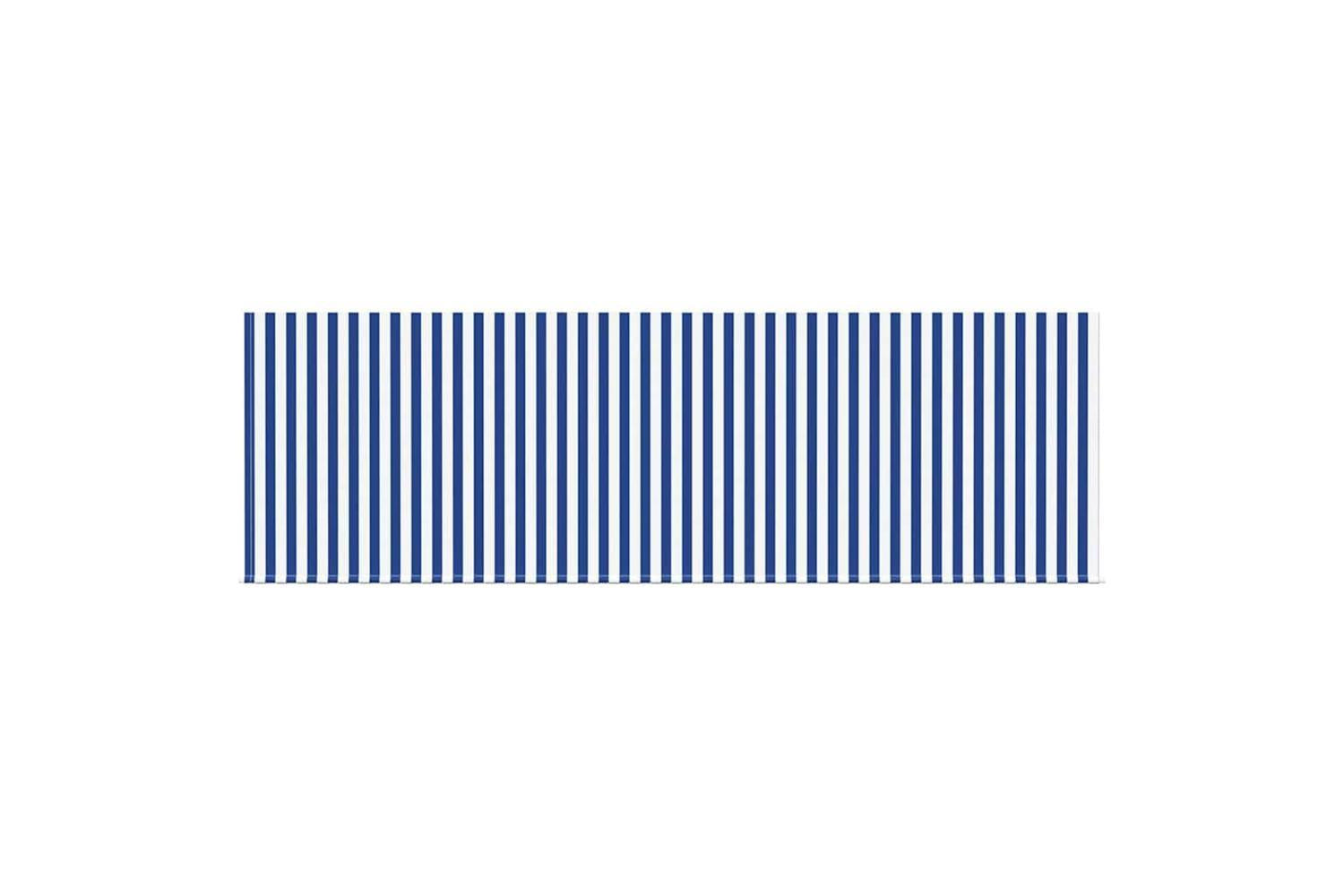Vidaxl Retractable Awning Striped Blue And White 400 X 200 Cm Fabric-7
