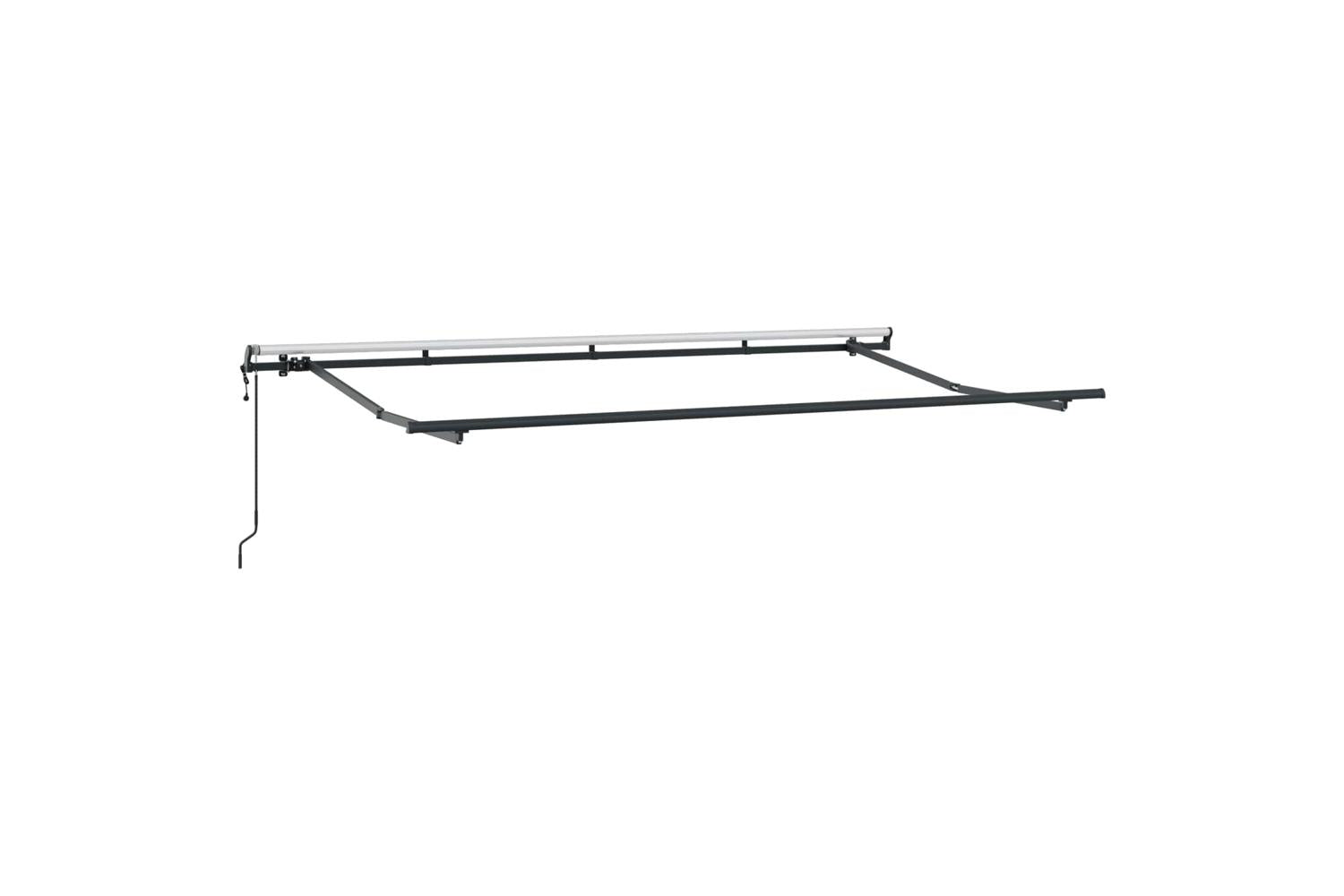 Vidaxl Retractable Awning Cream And Anthracite 400 X 200 Cm-5