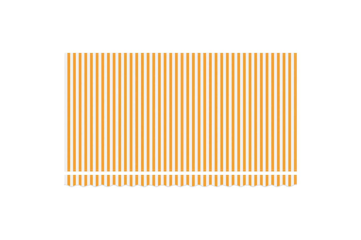 Vidaxl Retractable Awning Yellow And White 400 X 200 Cm-6