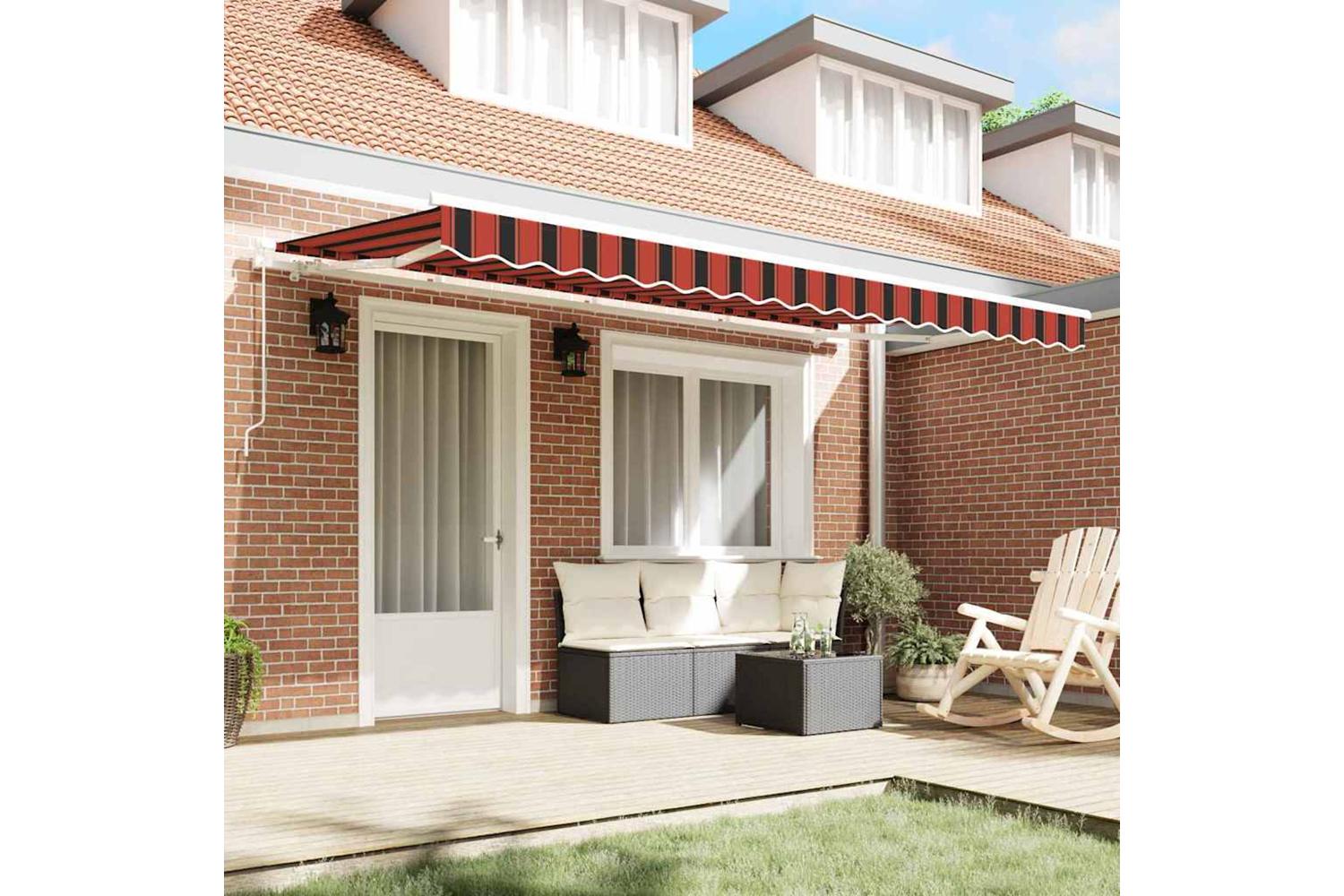 Vidaxl Retractable Awning Multicolour 400 X 200 Cm-3