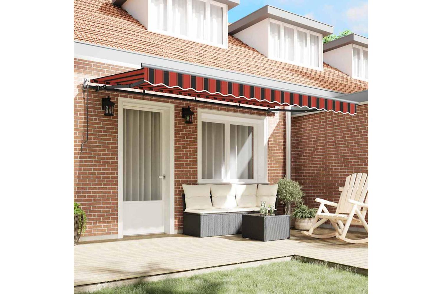Vidaxl Retractable Awning Multicolour 400 X 200 Cm-3