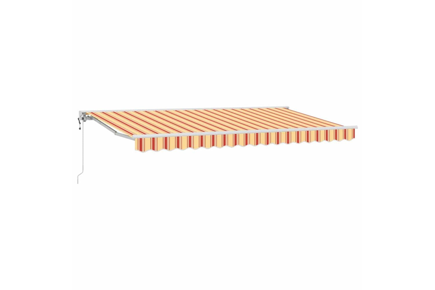 Vidaxl Retractable Awning Multicolour Stripe 400x200 Cm Fabric