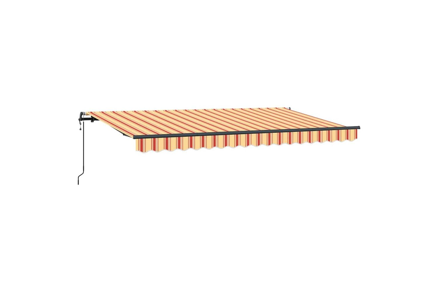 Vidaxl Retractable Awning Multicolour 400 X 200 Cm-2