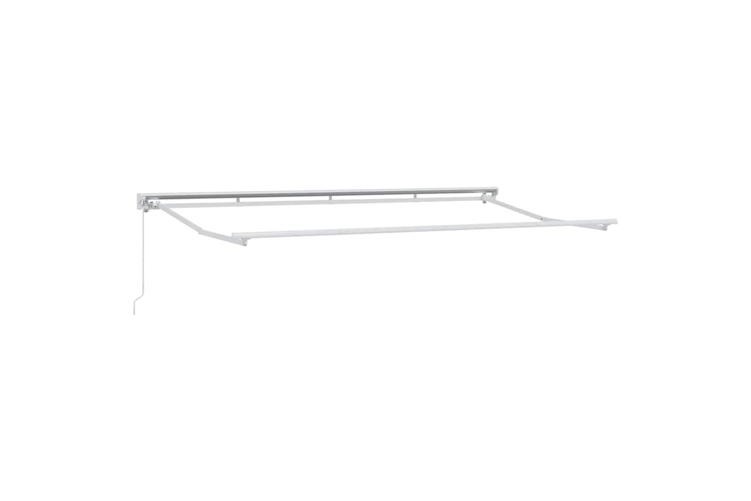 Vidaxl Retractable Awning Manual Multicolour Stripe 400x200 Cm Fabric-5