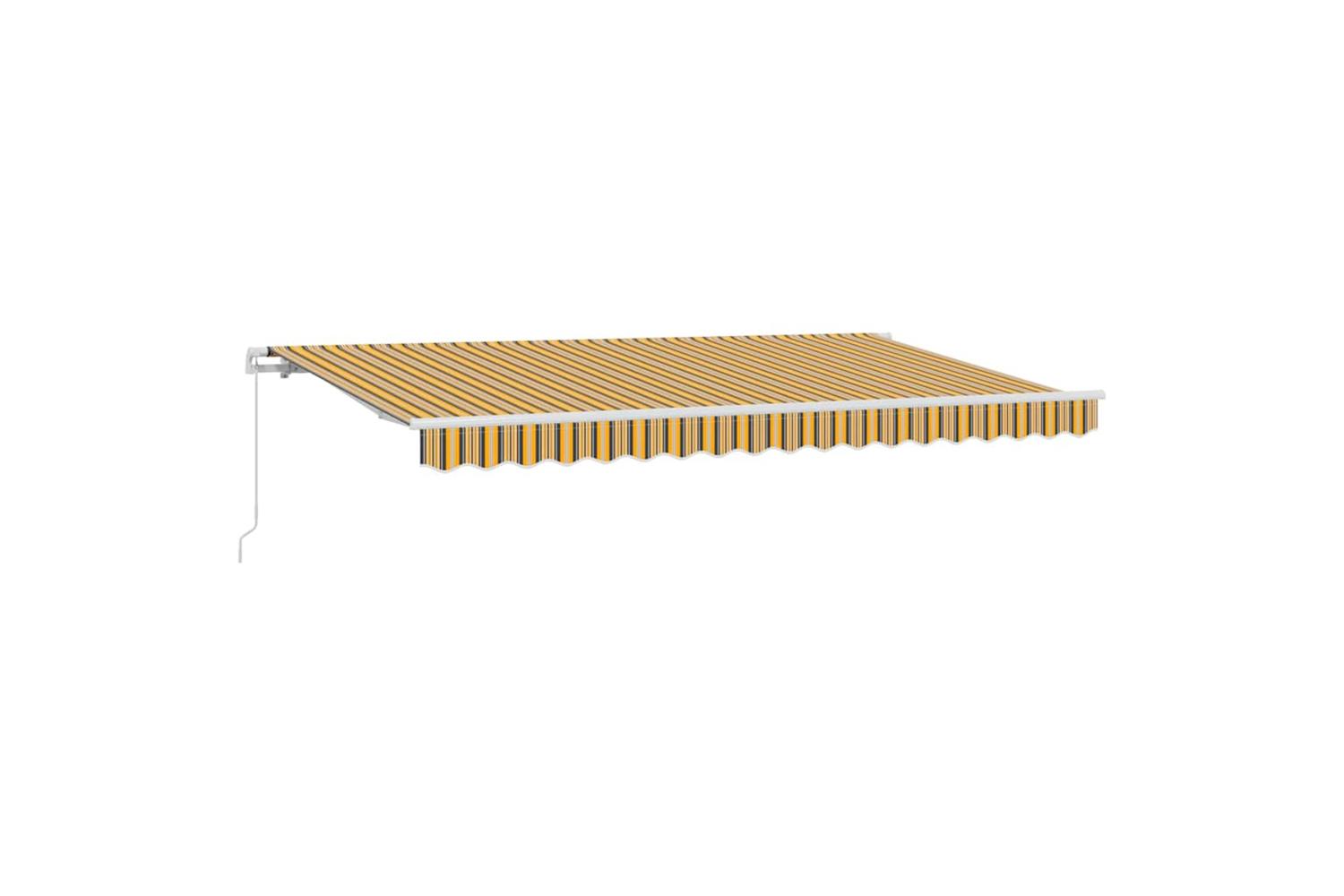 Vidaxl Retractable Awning Multicolour 400 X 200 Cm-2