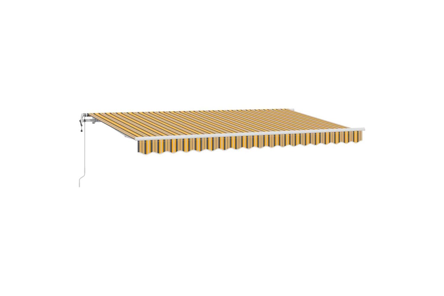Vidaxl Retractable Awning Multicolour 400 X 200 Cm-2