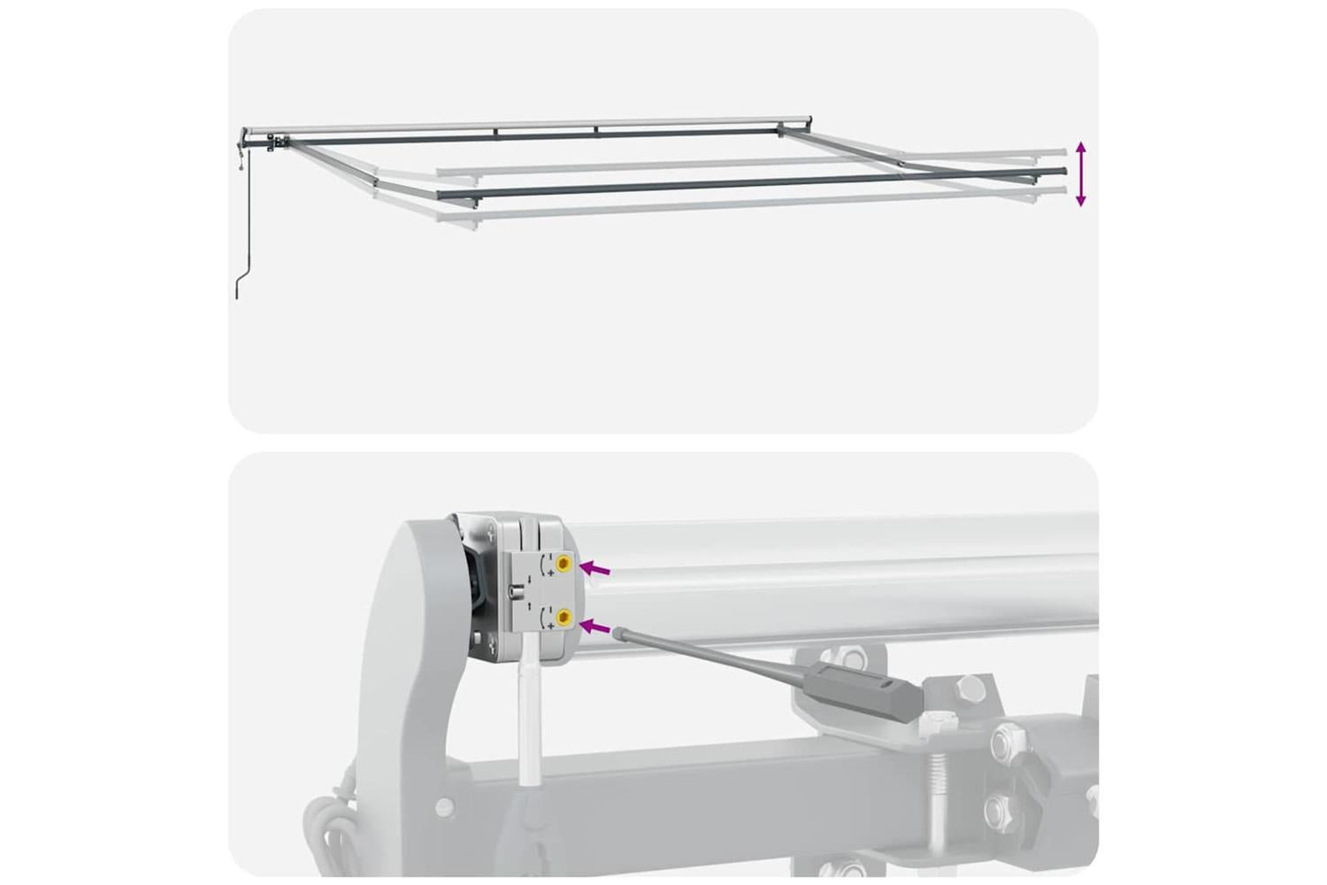 Vidaxl Retractable Awning Multicolour 400 X 200 Cm-10