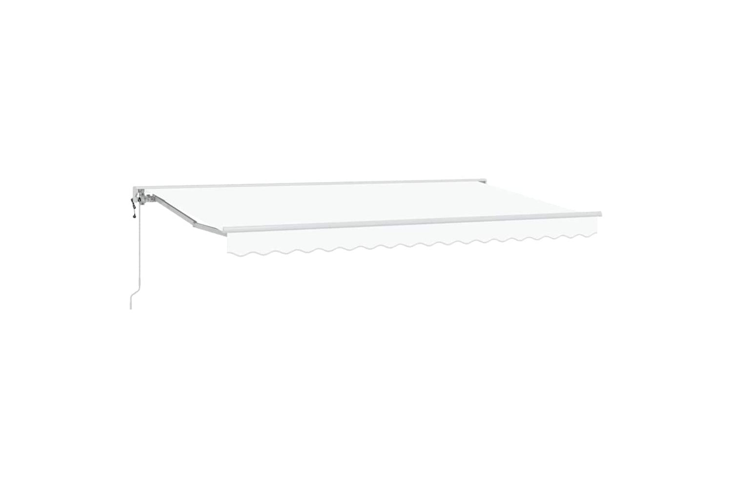 Vidaxl Retractable Awning White 400x200 Cm Fabric