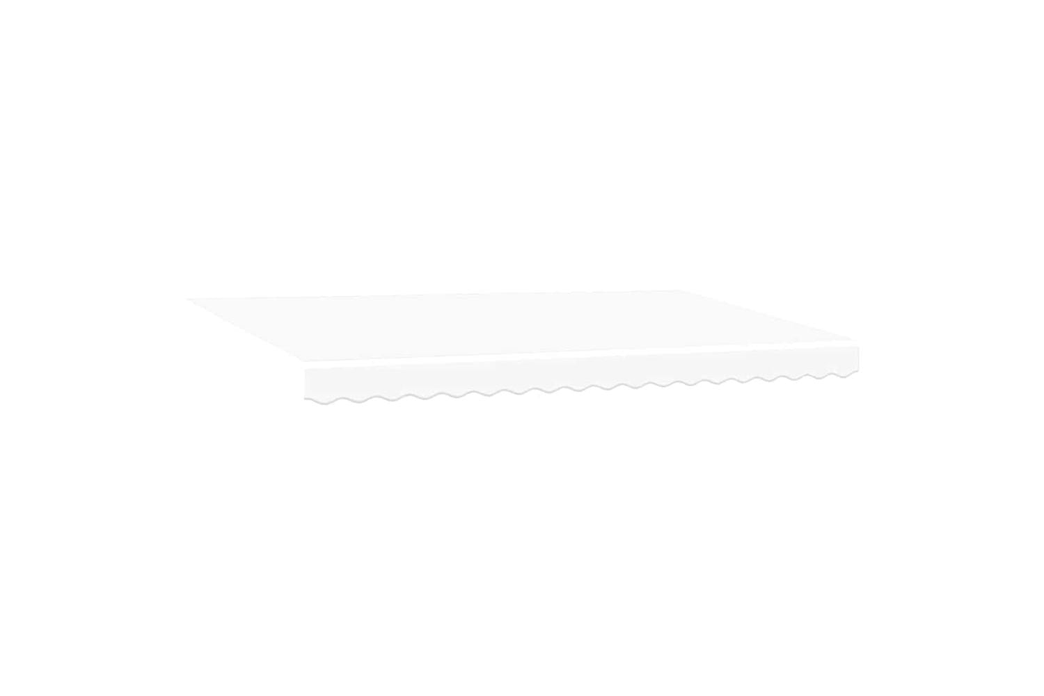 Vidaxl Retractable Awning White 400 X 200 Cm Polyester And Aluminium