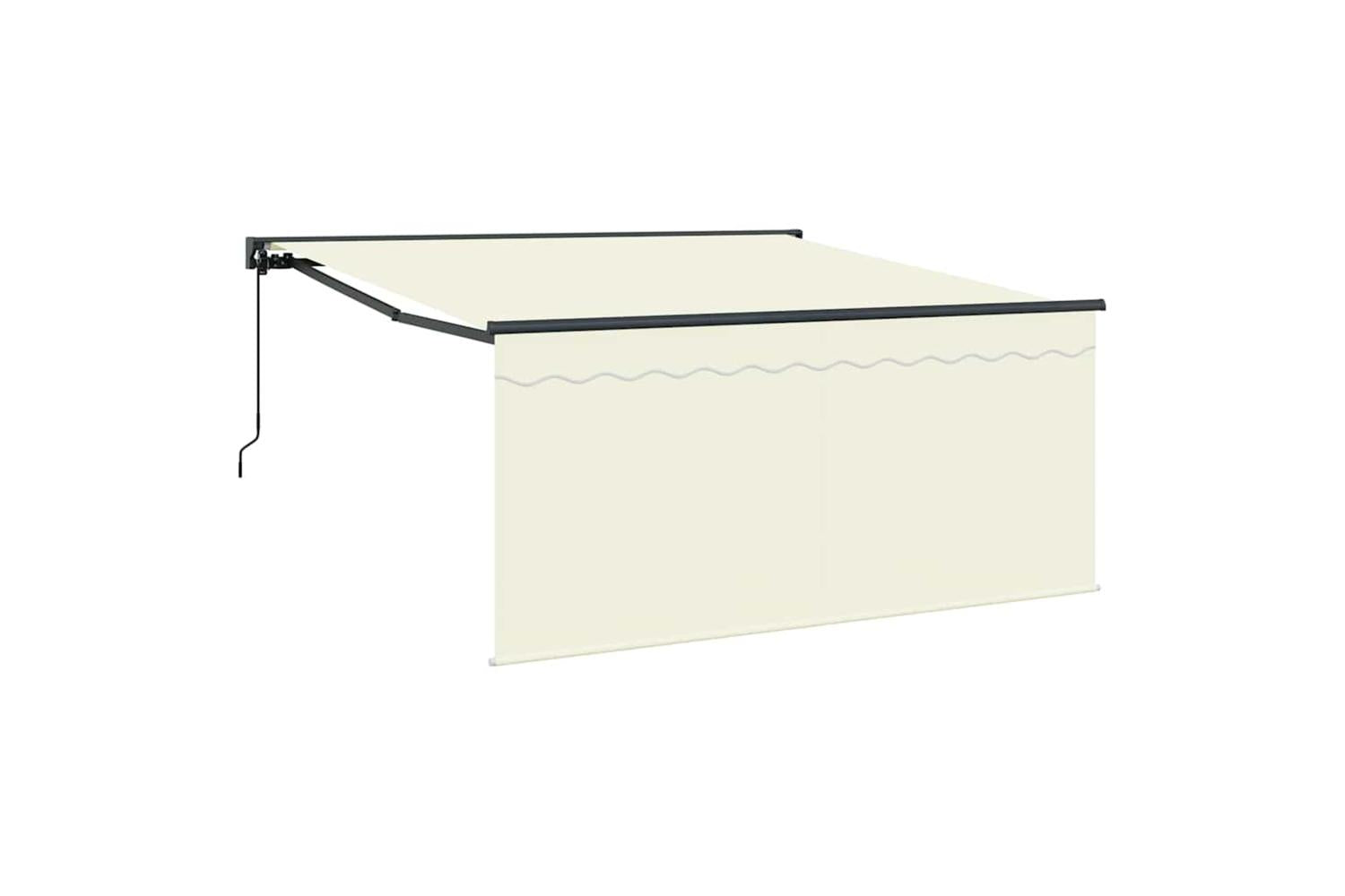 Vidaxl Retractable Awning Cream 300 X 250 Cm Fabric