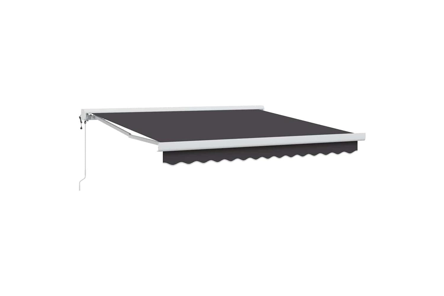 Vidaxl Retractable Awning Anthracite 300 X 250 Cm Fabric And Metal-2