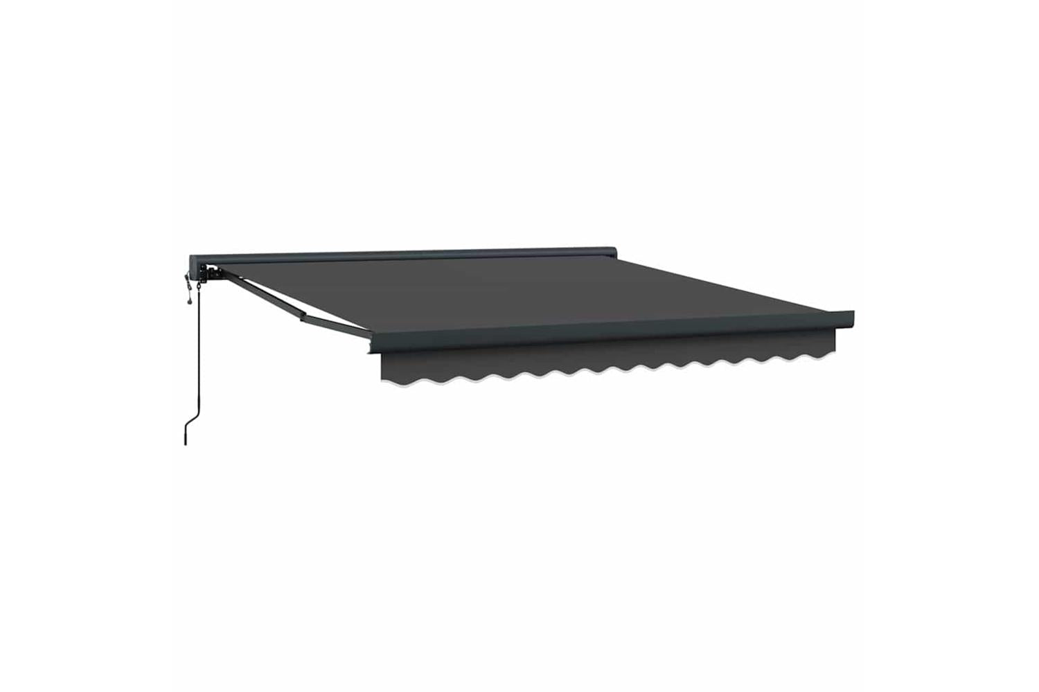 Vidaxl Retractable Awning Anthracite 300 X 250 Cm Fabric And Metal-2