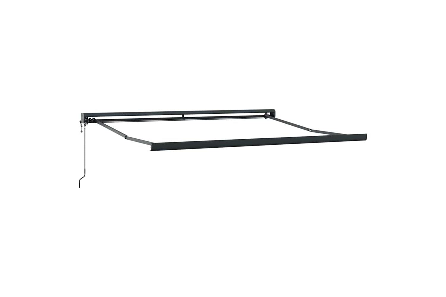 Vidaxl Retractable Awning Anthracite 300 X 250 Cm Fabric And Metal-5