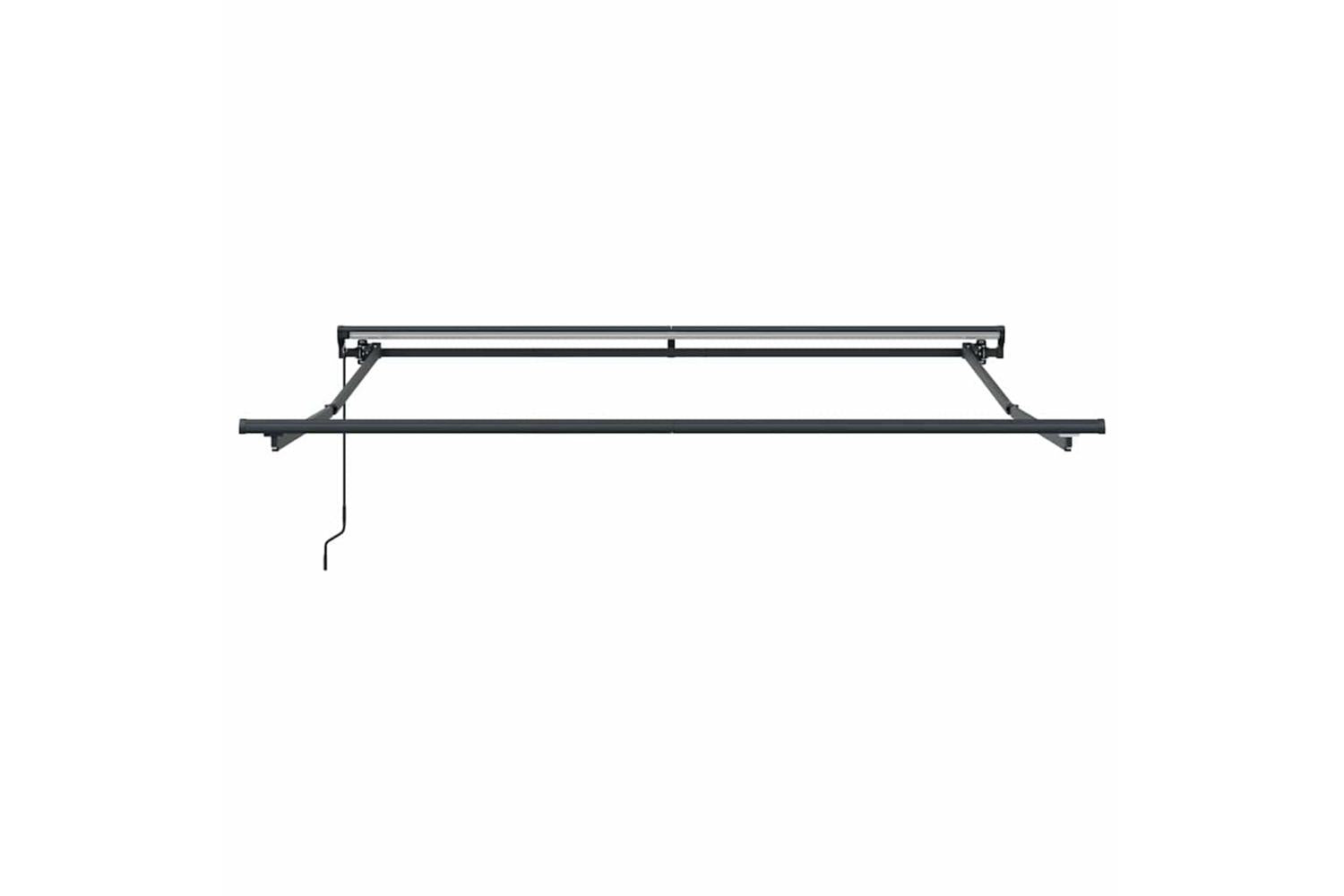Vidaxl Retractable Awning Manual Grey And Anthracite 300 X 250 Cm-9