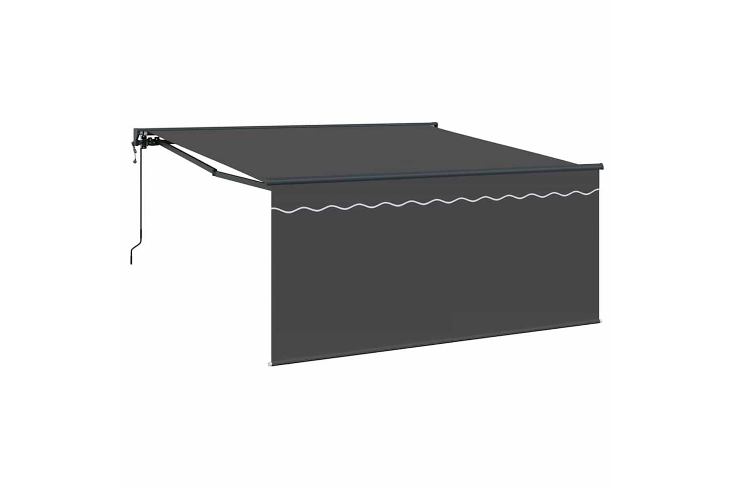 Vidaxl Retractable Awning Grey And Anthracite 300 X 250 Cm-2