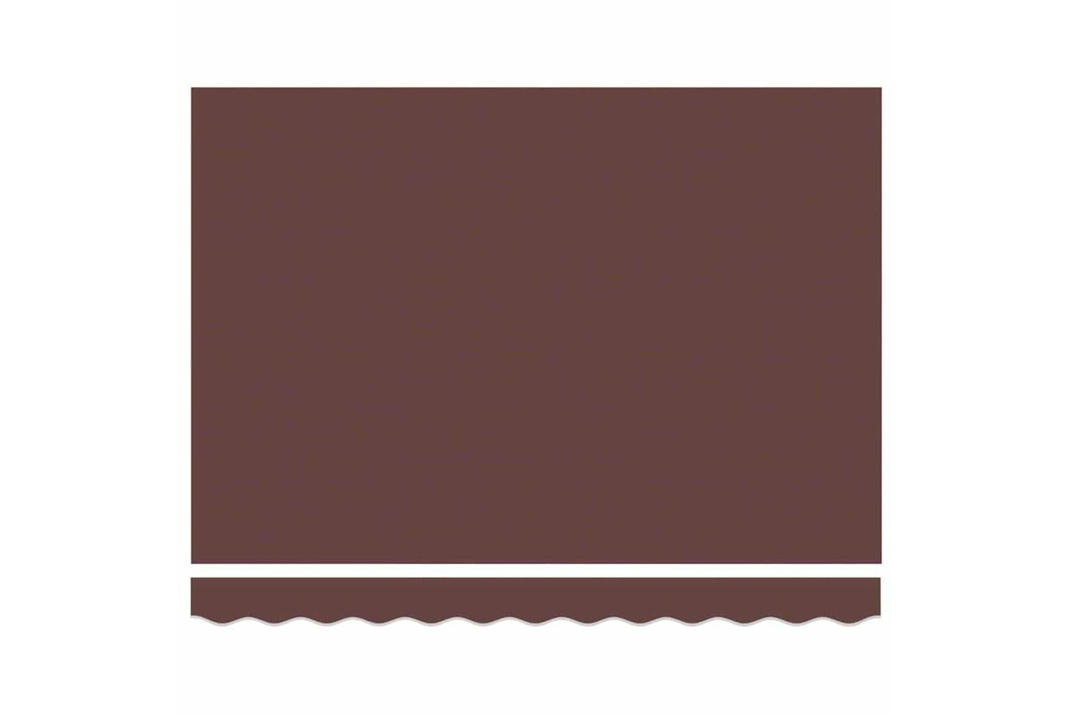 Vidaxl Retractable Awning Manual Brown 300x250 Cm Fabric-6