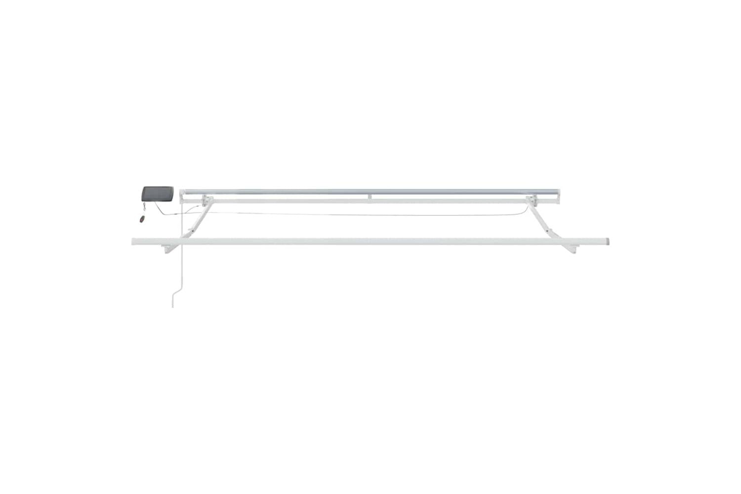 Vidaxl Retractable Awning With Manual Multicolour 300 X 250 Cm Fabric-8