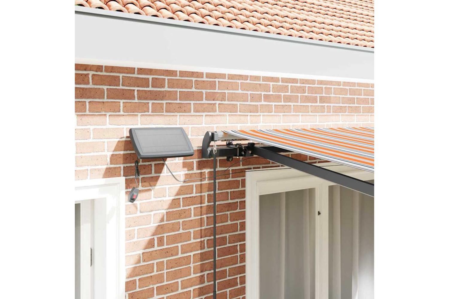 Vidaxl Retractable Awning Manual Multicolour 300 X 250 Cm Fabric-4