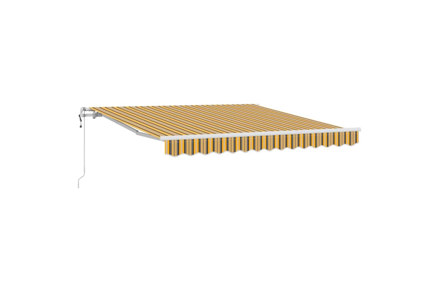 Vidaxl Retractable Awning 300 X 250 Cm Multicolour-2