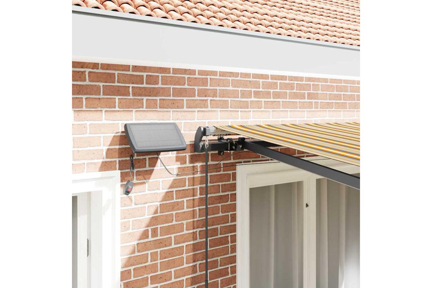Vidaxl Retractable Awning Manual Multicolour 300 X 250 Cm Fabric-4