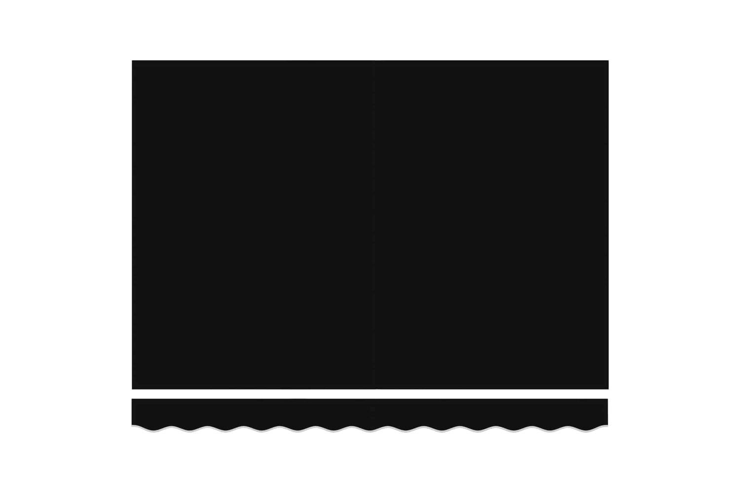 Vidaxl Awning Retractable Black 3 X 25 M Polyester And Metal-9