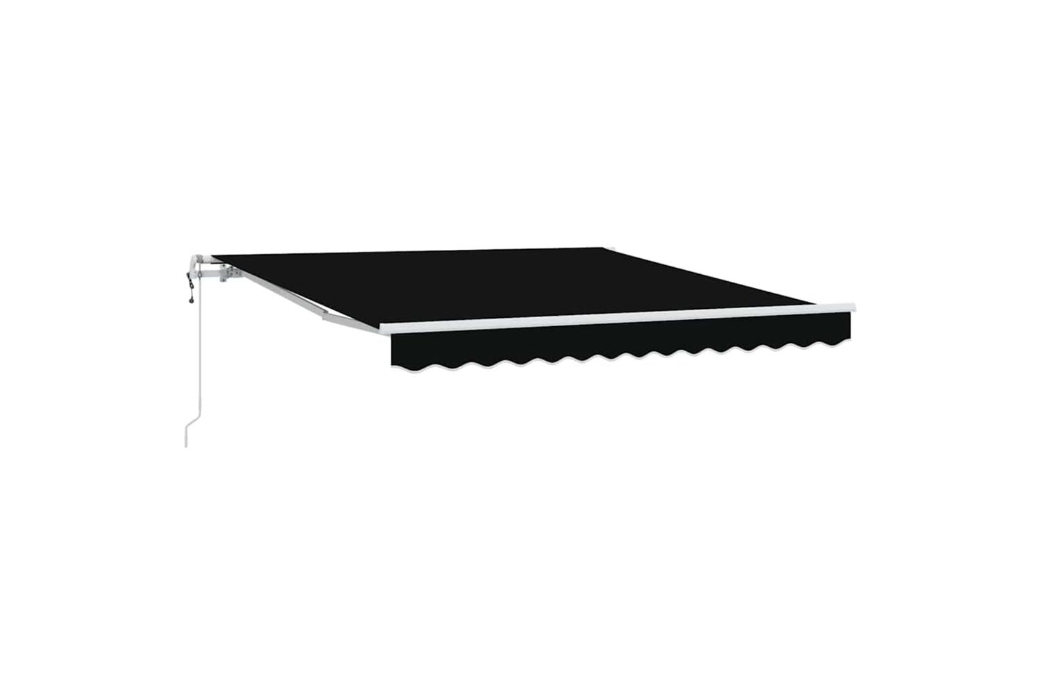 Vidaxl Retractable Awning 300 X 250 Cm Black-2