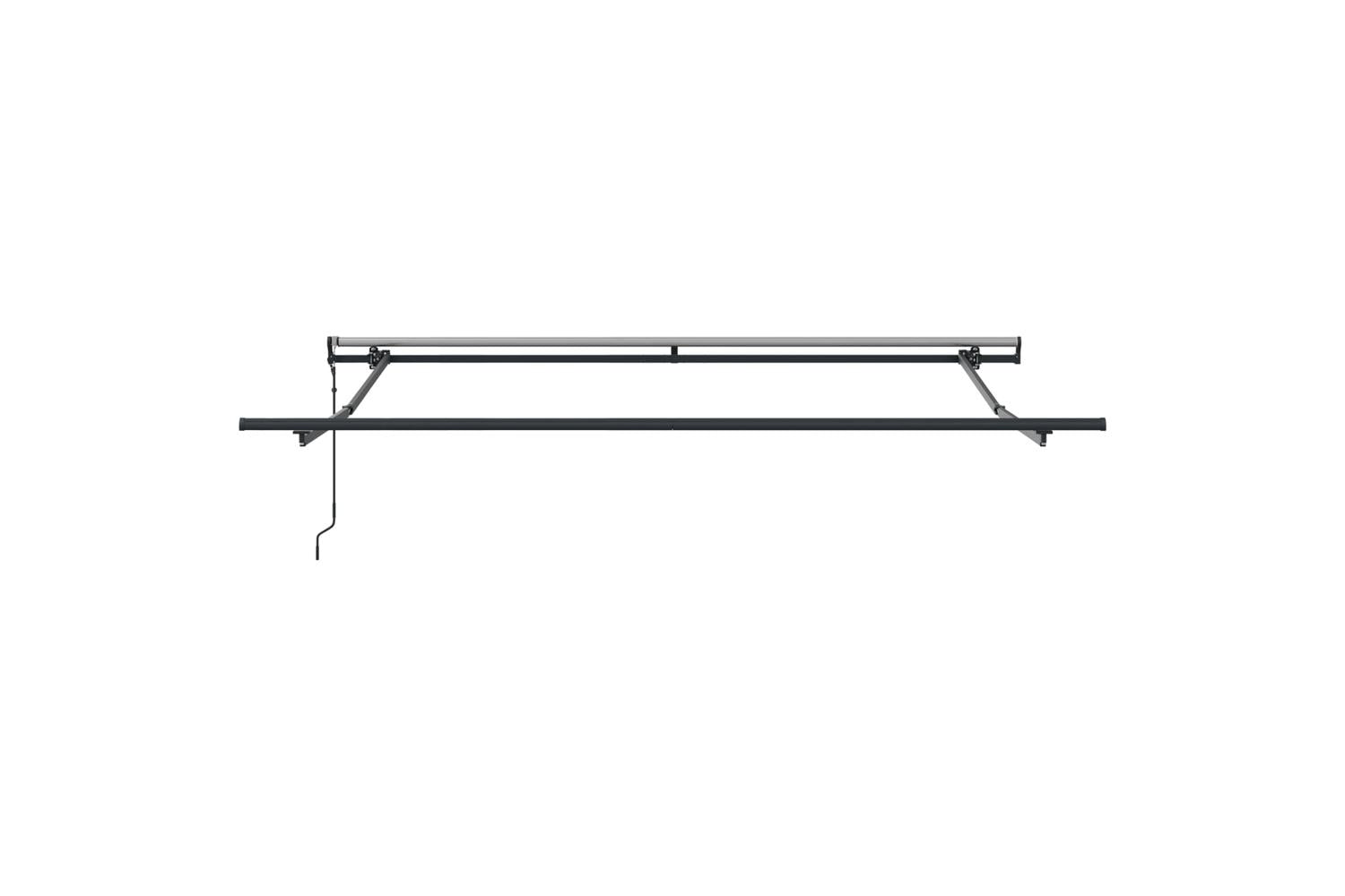 Vidaxl Retractable Awning Black 300 X 250 Cm Fabric-7