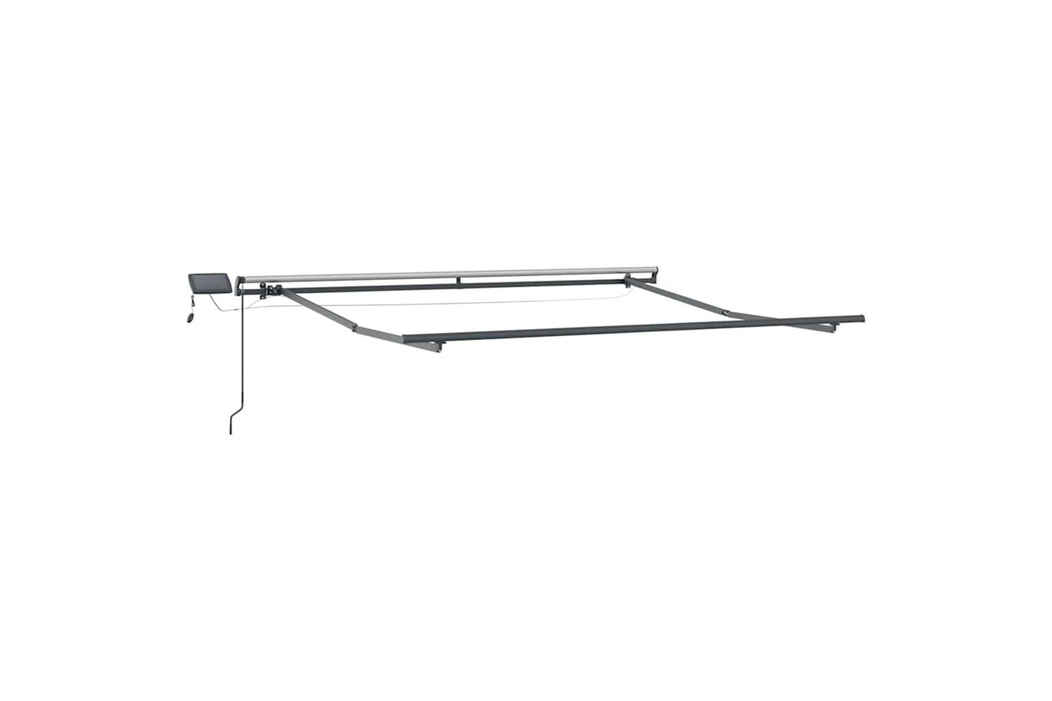 Vidaxl Retractable Awning Manual Beige 300 X 250 Cm Fabric-6