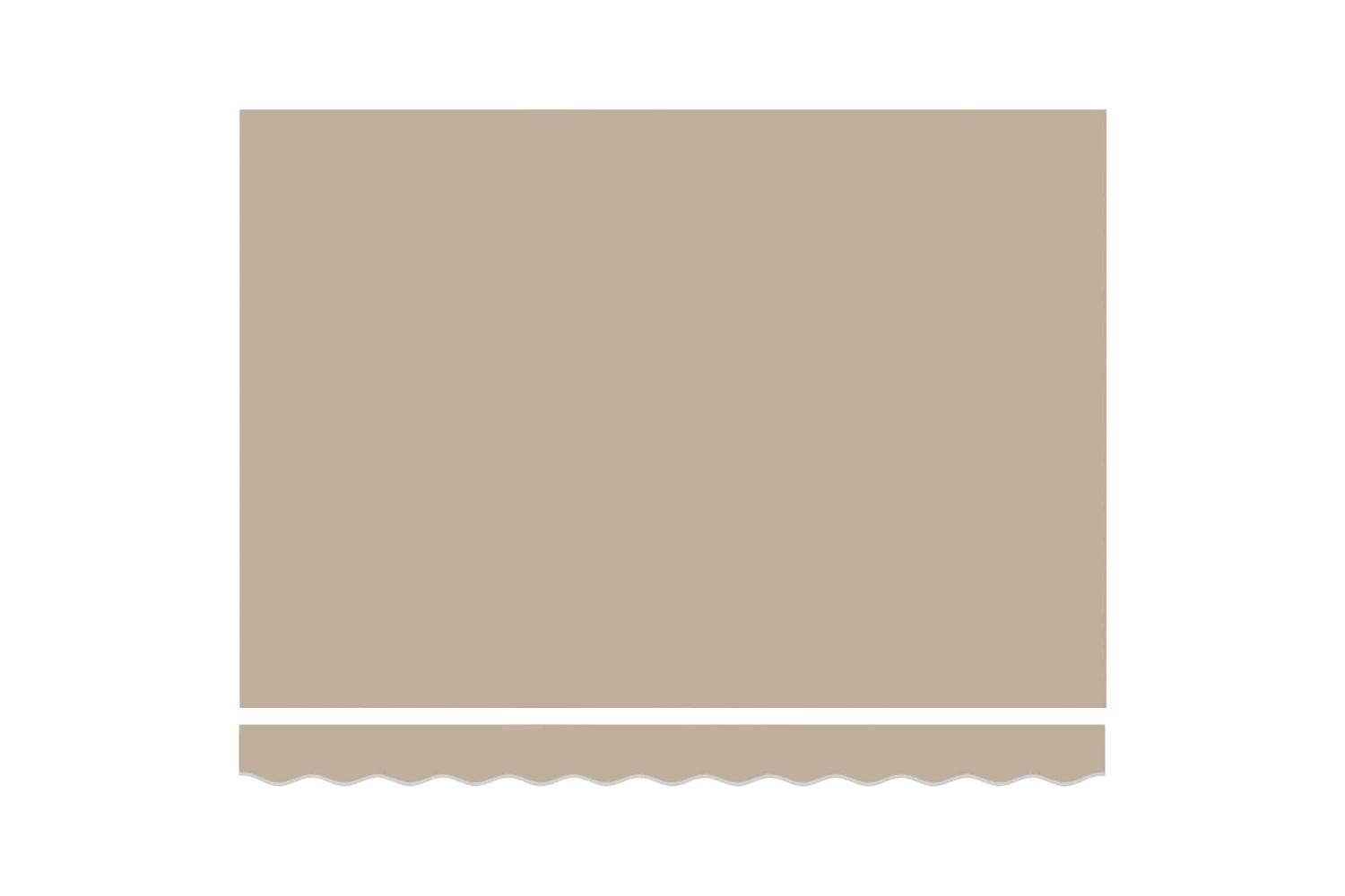 Vidaxl Retractable Awning Beige 300 X 250 Cm Fabric-6
