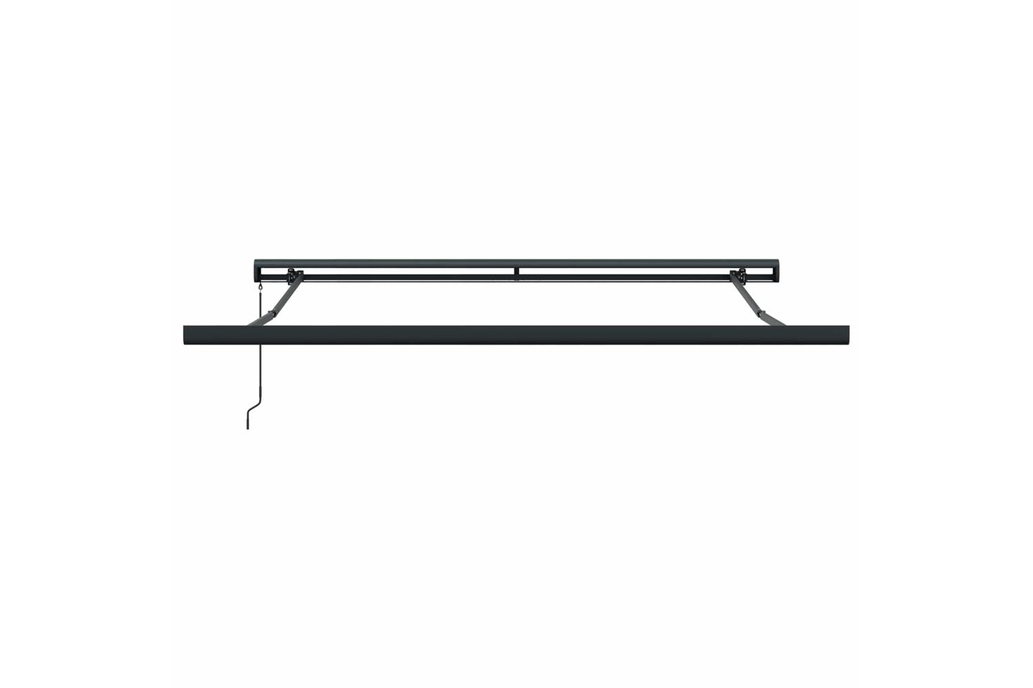 Vidaxl Retractable Awning White 300 X 250 Cm Fabric And Metal-9