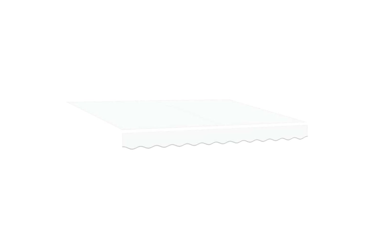 Vidaxl Retractable Awning Manual White 300x250 Cm Fabric-4